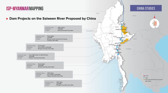 Dam Projects on the Salween River Proposed by China